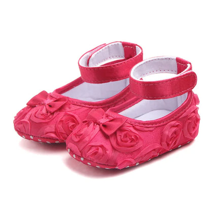 1 Pair  Baby Shoes Prewalker Toddlers Moccasins First Walkers Newborn Girls Footwear Infant Sneakers Princess Lace