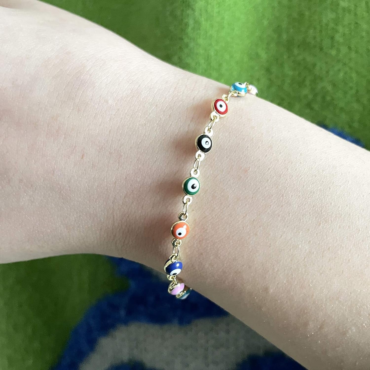 Evil Eye Bracelets Evil Eye Anklet Bracelets for Women Rakhi Bracelet for Brother Sister Evil Eye Beaded Bracelet for Teen Girls Red Protection Bracelet Mal De Ojo Bracelet for Men Jewelry Gifts