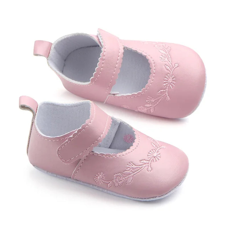 1 Pair  Baby Shoes Prewalker Toddlers Moccasins First Walkers Newborn Girls Footwear Infant Sneakers Princess Lace