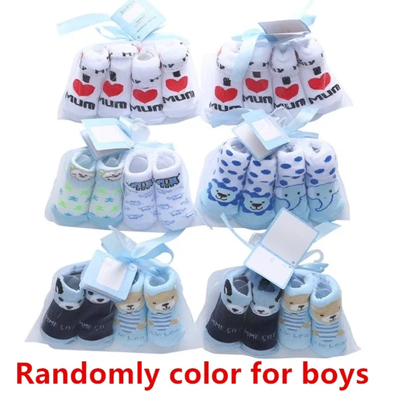 2Pairs/Lot Infant Baby Socks Autumn Cotton Baby Socks for Girls Newborn Boy Toddler Fashion Socks Baby Clothes Accessories 0-12