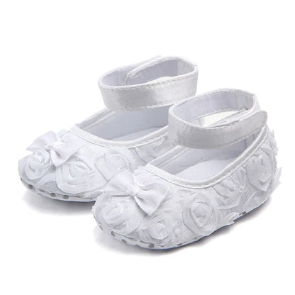 1 Pair  Baby Shoes Prewalker Toddlers Moccasins First Walkers Newborn Girls Footwear Infant Sneakers Princess Lace