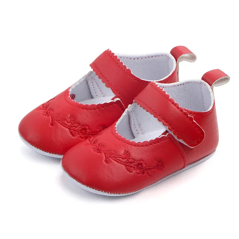 1 Pair  Baby Shoes Prewalker Toddlers Moccasins First Walkers Newborn Girls Footwear Infant Sneakers Princess Lace